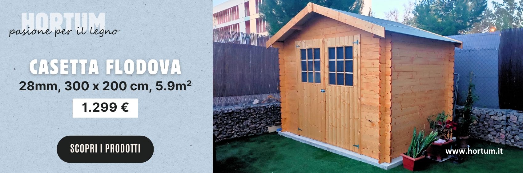 Casette Flodova 3x2m